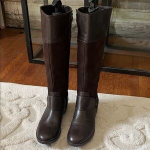 Ralph Lauren Dark Brown Heeled Boots